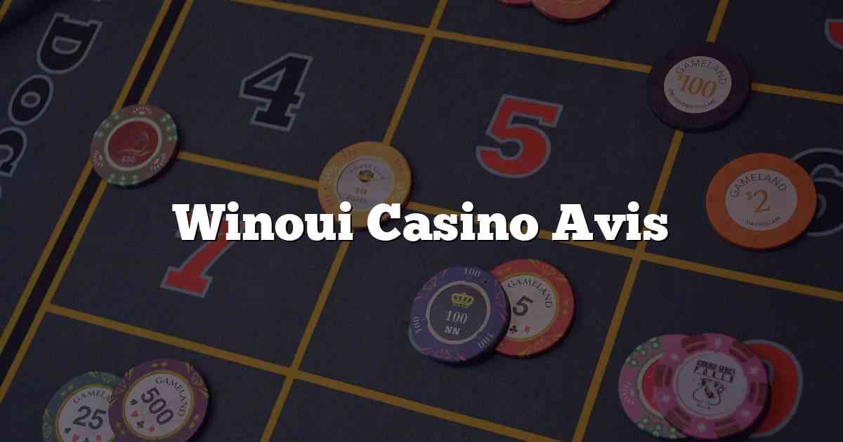 Winoui Casino Avis