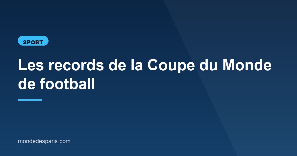 Illustration de l'article consacré aux records du Mondial